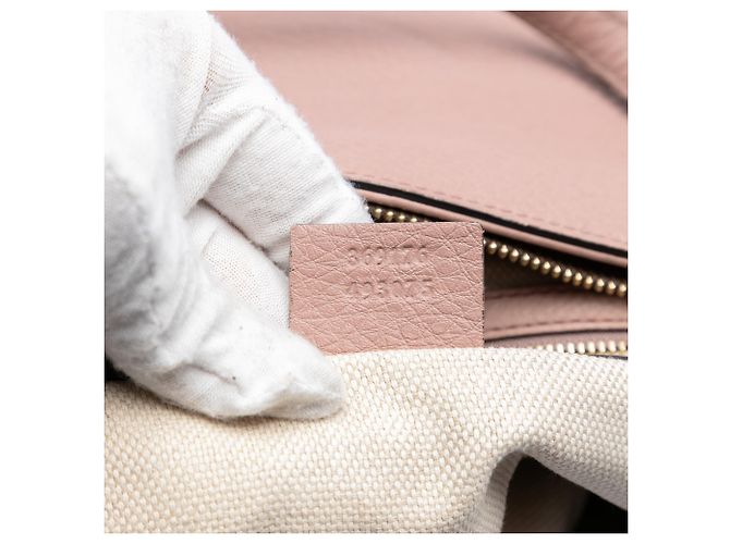 Borsa Soho Cellarius piccola in pelle di vitello rosa Gucci - vista 6
