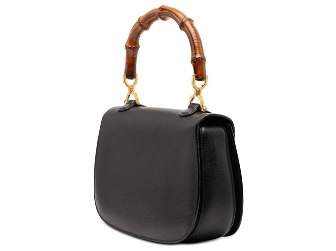 Gucci Nero Piccolo Pelle Grana di Vitello Bamboo Night - vista 2