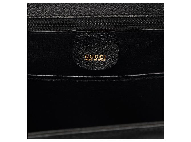 Gucci Nero Piccolo Pelle Grana di Vitello Bamboo Night - vista 5