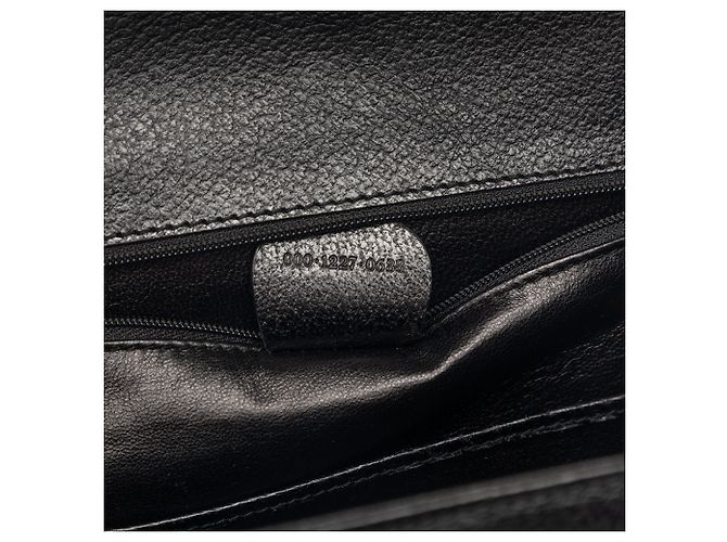 Gucci Nero Piccolo Pelle Grana di Vitello Bamboo Night - vista 6