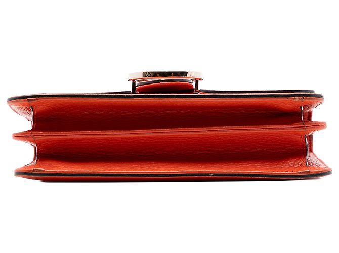 Gucci Arancione Piccolo Dollar in Pelle di Vitello Interlocking G Crossbody - vista 3