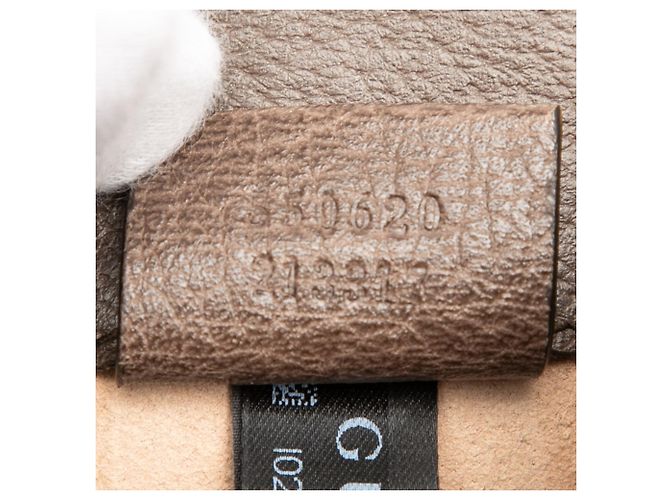 Borsa a secchiello Ophidia Mini GG Supreme Web beige di Gucci - vista 6