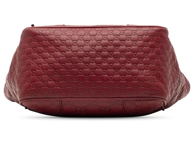 Borsa a tracolla piccola Guccissima rossa di Gucci Marrone Rosso - vista 3