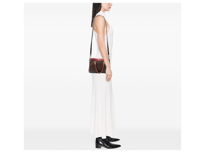 Louis Vuitton Borsa Pallas BB Monogramma Marrone - vista 7