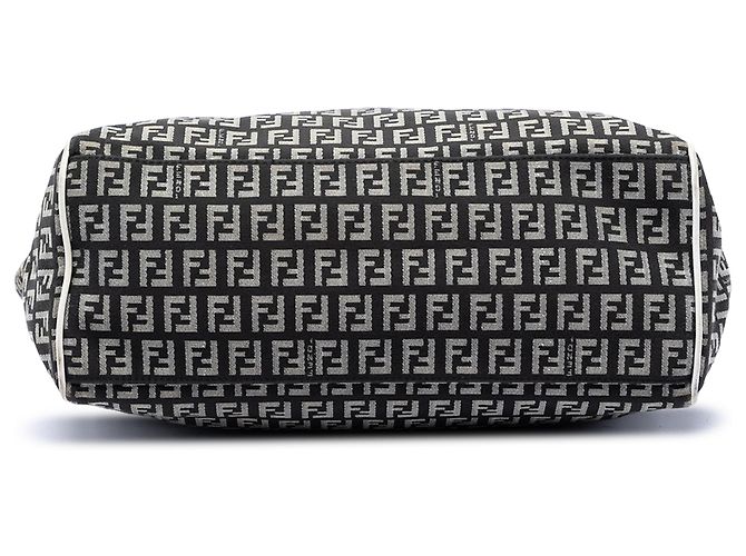 Schwarze Zucchino-Canvas-Tasche von Fendi - Ansicht 3