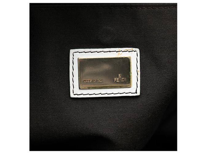 Schwarze Zucchino-Canvas-Tasche von Fendi - Ansicht 5