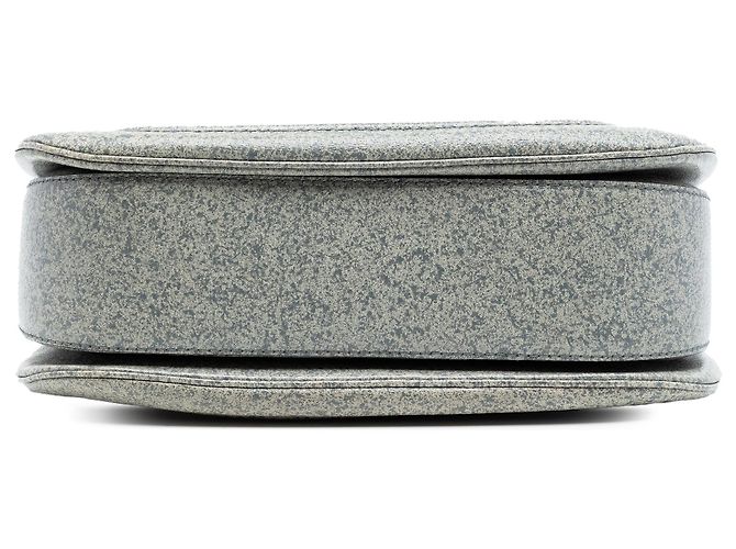 Gucci Graue Große Gepunktete Leder New Bamboo Handtasche Braun - vista 3
