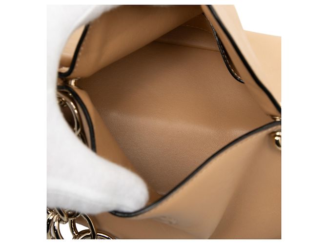 Borsa a tracolla mini in pelle beige Juana di Chloé - vista 4