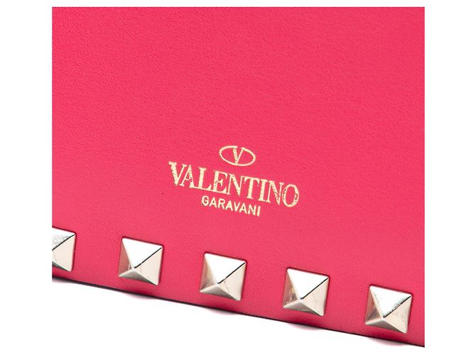 Valentino Pink Leather Rockstud Kettenbeutel - Ansicht 5