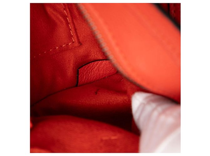 Luggage Céline Celine Arancione Nano Borsa da Viaggio in Pelle - vista 6