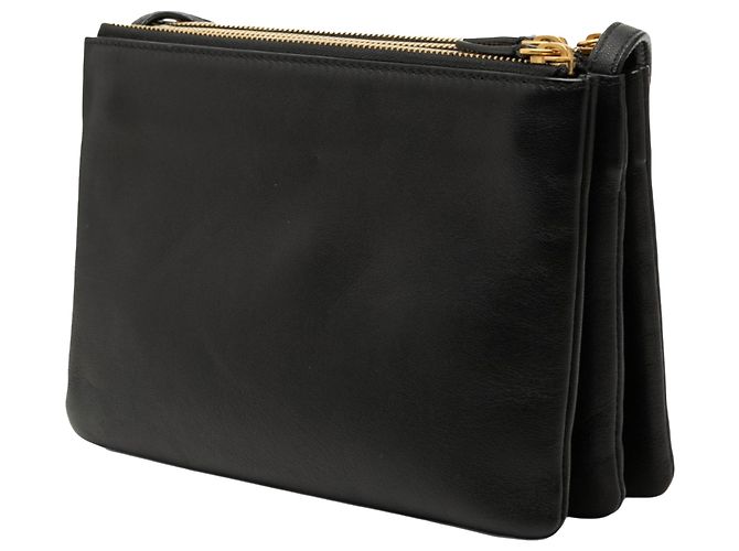 Céline Celine Piccolo Trio in Agnello Nero a Spalla - vista 2