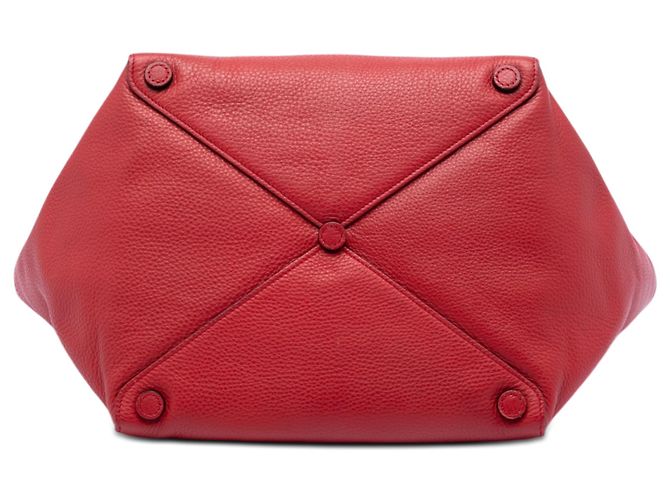 Prada Rote Vitello Daino Tote - Ansicht 3