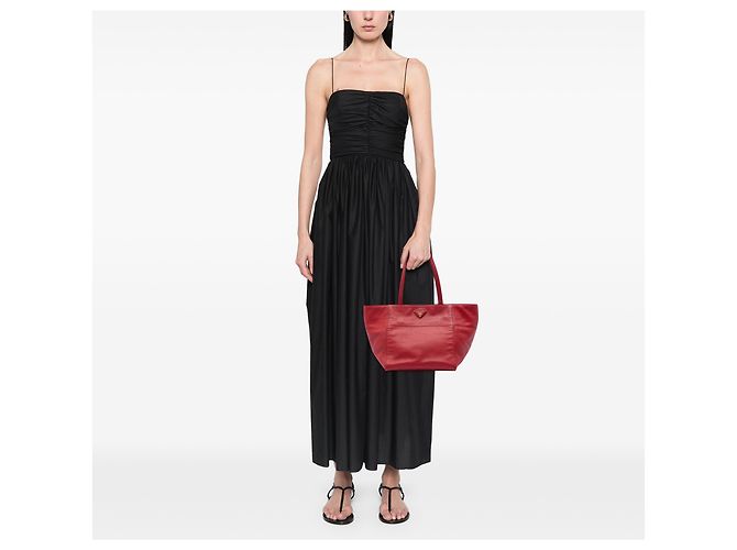 Prada Rote Vitello Daino Tote - Ansicht 6