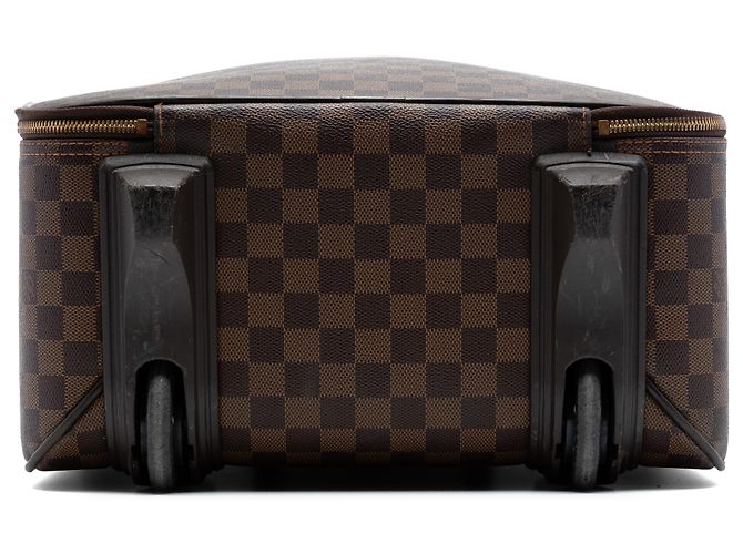 Louis Vuitton Pegase 45 Damier Ebene Marrone - vista 3