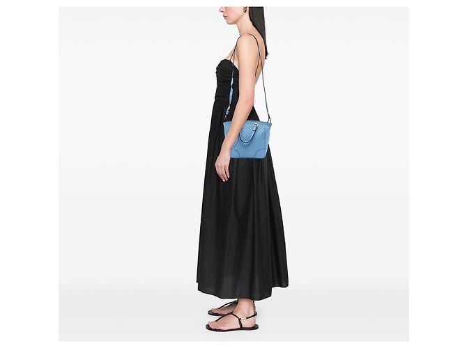 Borsa Bree Microguccissima blu piccola di Gucci Blu chiaro - vista 7