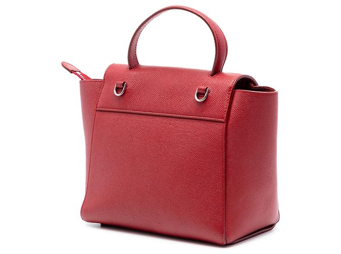 Belt Bag Céline Celine Rote Nano Rindsleder Gürteltasche - Ansicht 2