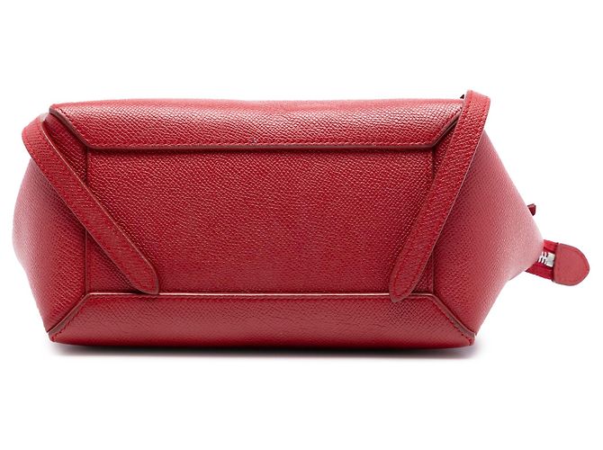 Belt Bag Céline Celine Rote Nano Rindsleder Gürteltasche - Ansicht 3
