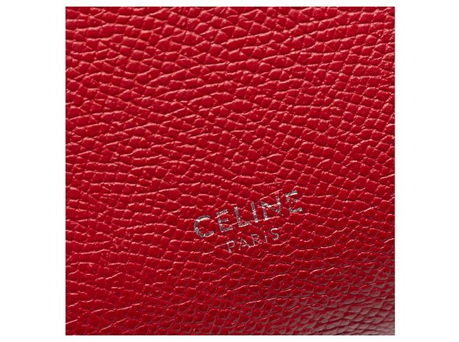 Belt Bag Céline Celine Rote Nano Rindsleder Gürteltasche - Ansicht 5