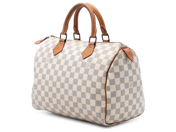 Louis Vuitton Speedy 30 Damier Azur Branco - vista 2