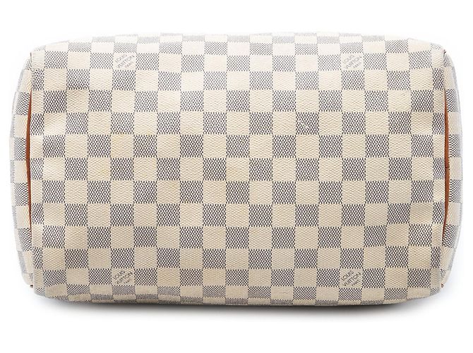 Louis Vuitton Speedy 30 Damier Azur Branco - vista 3