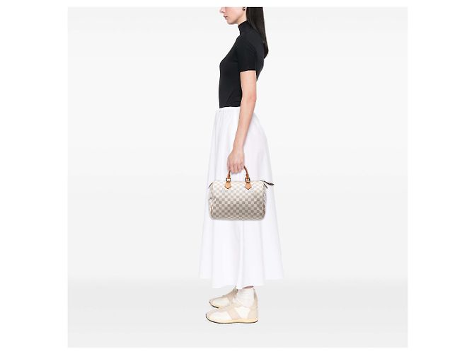 Louis Vuitton Speedy 30 Damier Azur Branco - vista 7
