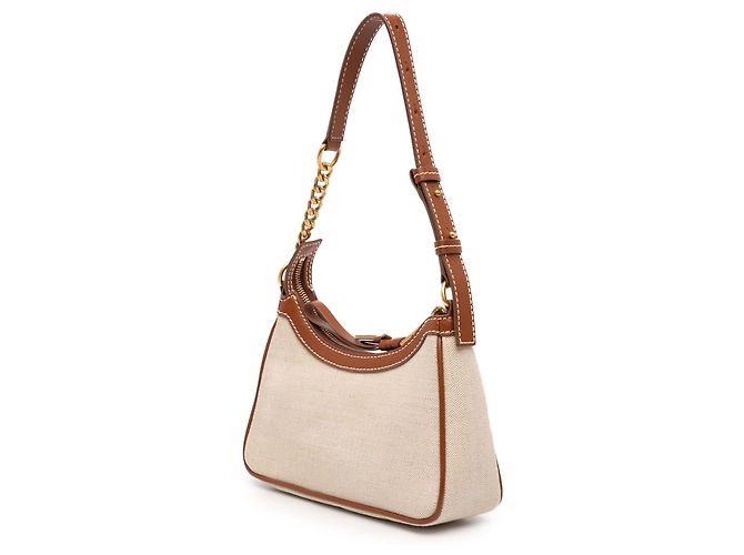 Balmain Beige Canvas B Army Logo Shoulder Bag - view 2