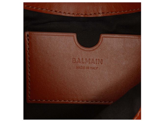 Balmain Beige Canvas B Army Logo Shoulder Bag - view 5