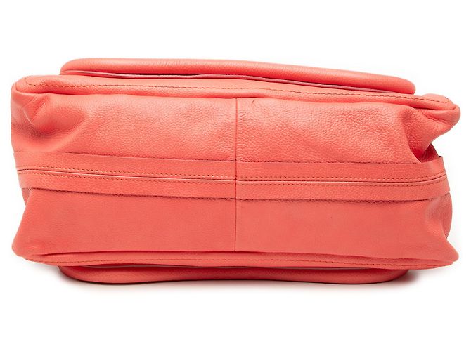 Borsa Paraty media in pelle arancione Chloé Pesca - vista 3