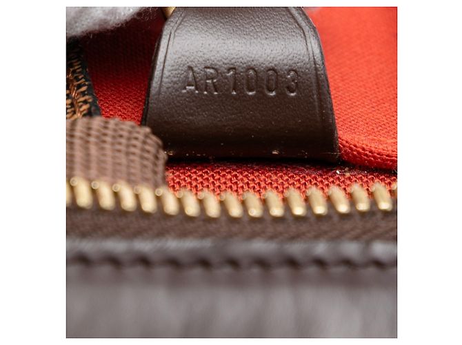 Louis Vuitton Marrón Damier Ebene Greenwich PM Castaño - vista 6