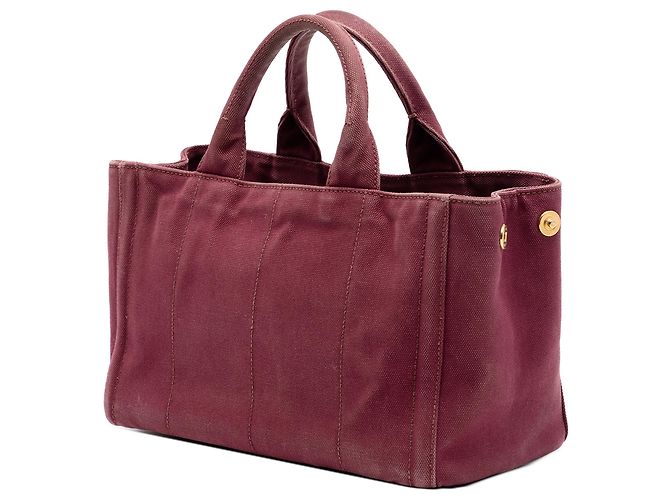 Prada Rote kleine Canapa Bijoux-Handtasche Bordeaux - Ansicht 2