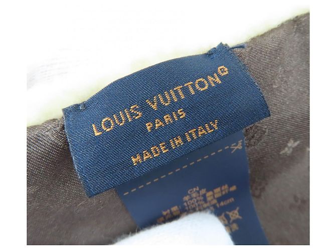 Sciarpa Tippet in avorio Louis Vuitton Crudo - vista 7