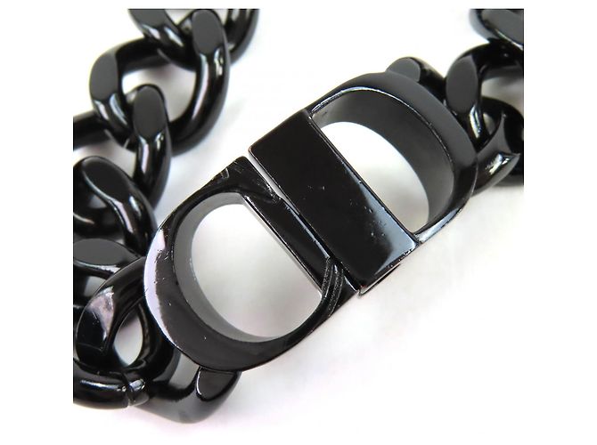 Bracciale Charm DIOR CD ICON di Christian Dior Nero - vista 4