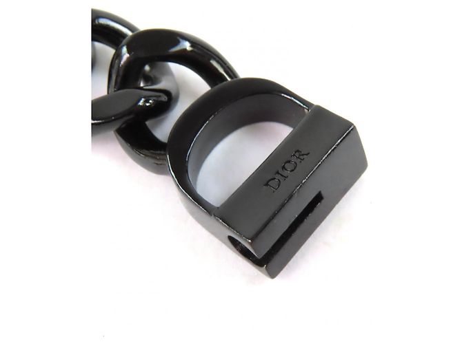 Bracciale Charm DIOR CD ICON di Christian Dior Nero - vista 6