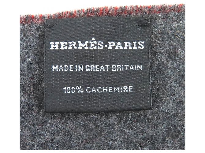 Stola in cashmere Grand Mall di Hermès Marrone - vista 8