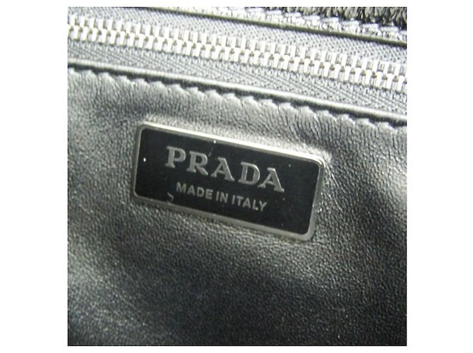 Borsa in pelle da donna e borsa a spalla Prada 1BN026 Nero - vista 12