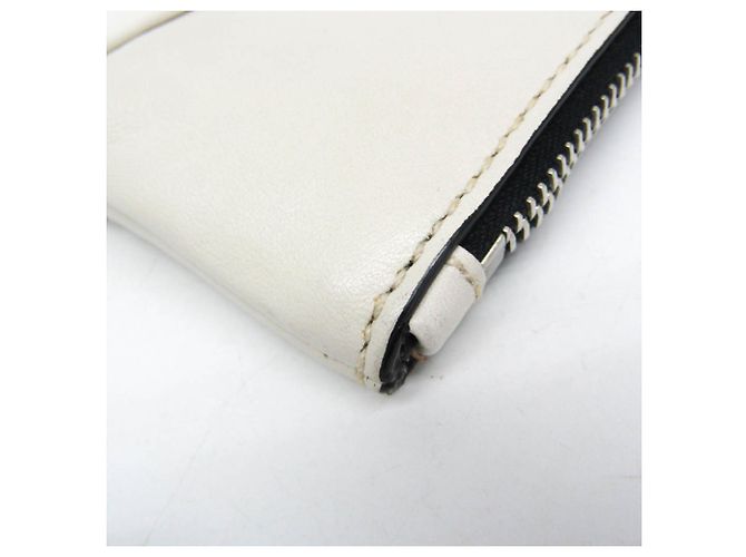 Miu Miu Damen Leder Clutch in Grau und Hellbeige - Ansicht 5