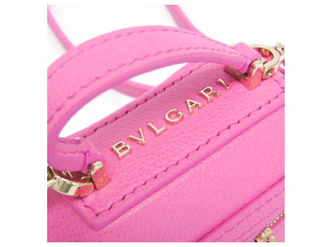 Bulgari Borsa a spalla Bvlgari Serpenti Mini a forma di scatola per gioielli Rosa - vista 9