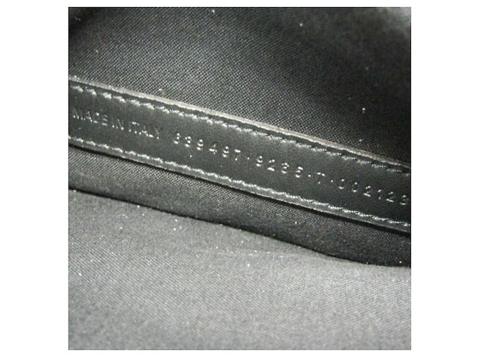 Borsa a tracolla Balenciaga blu navy 639497 Bordò Bianco sporco - vista 11