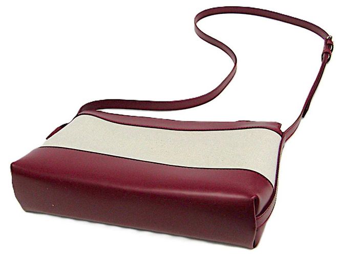 Borsa a tracolla Balenciaga blu navy 639497 Bordò Bianco sporco - vista 2