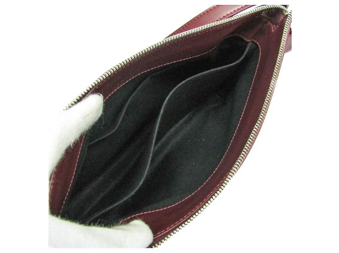 Borsa a tracolla Balenciaga blu navy 639497 Bordò Bianco sporco - vista 3