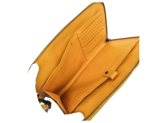 Clutch in pelle Intrecciato Bottega Veneta - vista 3
