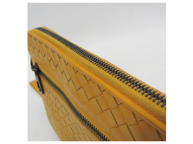 Clutch in pelle Intrecciato Bottega Veneta - vista 8