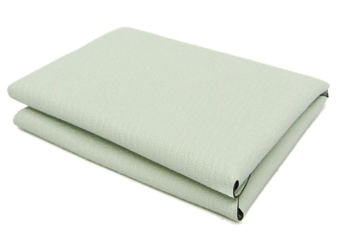 Tarjetero Calvi Duo de cuero de cabra Hermès Verde claro - vista 3