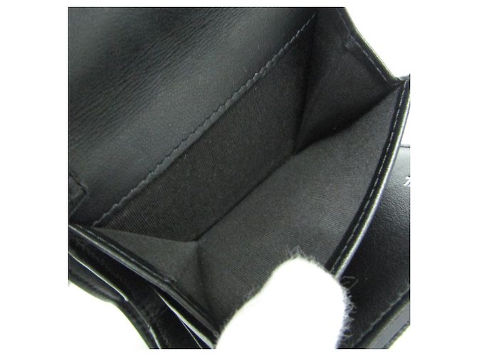 Portafoglio tri-fold da donna Chanel Coco Mark in nero - vista 4