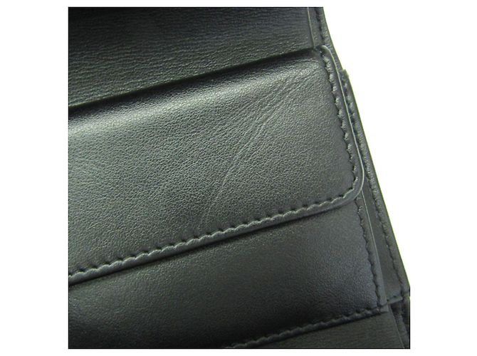 Portafoglio tri-fold da donna Chanel Coco Mark in nero - vista 9
