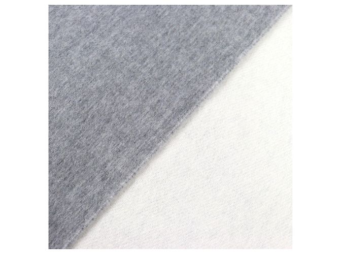 Grau Cashmere Doppelgesicht Schal von Hermès Braun - Ansicht 4