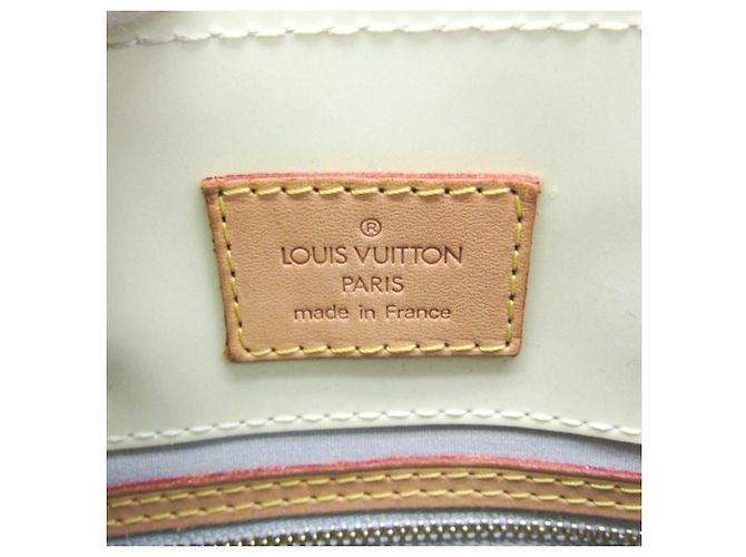 Louis Vuitton Monogram Vernis Reade PM Handtasche in Perle Weiß - Ansicht 13