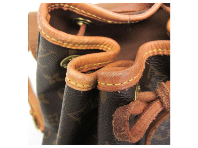 Louis Vuitton Monogram Montsouris MM M51136 Damen Rucksack Braun - Ansicht 12