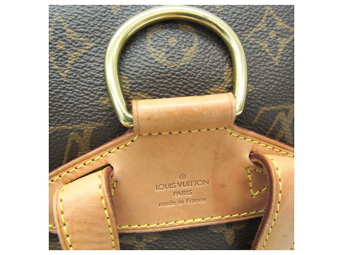 Louis Vuitton Monogram Montsouris MM M51136 Damen Rucksack Braun - Ansicht 16