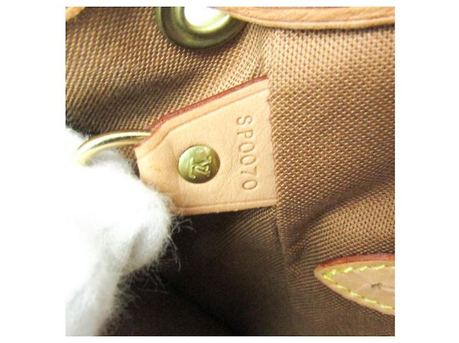 Louis Vuitton Monogram Montsouris MM M51136 Damen Rucksack Braun - Ansicht 17